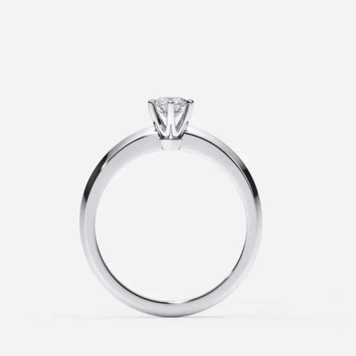 Inel de Logodnă Solitar cu Diamant Briliant - IKA0017 - imagine 3