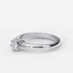 Inel de Logodnă Solitar cu Diamant Briliant - IKA0017 - imagine 4