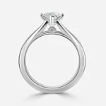Inel de Logodna Solitar cu Diamant Taietura Marquise - IKA0011 - imagine 3