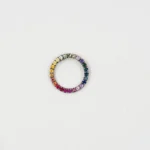 Pandantiv-Rainbow-Eternity-safire-multicolore-aur-galben1