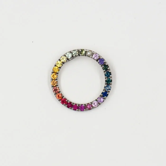 Pandantiv-Rainbow-Eternity-safire-multicolore-aur-galben2