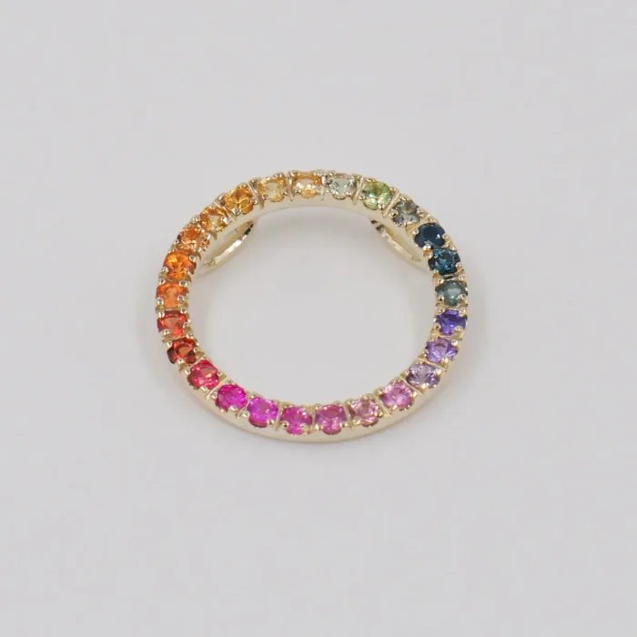 Pandantiv-Rainbow-Eternity-safire-multicolore-aur-galben3