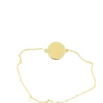 Bratara din aur galben 14K cu Nodul Tibetan - imagine 2
