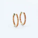 cercei-aur-galben-eternity-safire-naturale-orange5