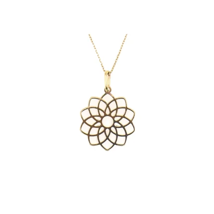 Pandantiv din aur Sahasrara Chakra coroanei
