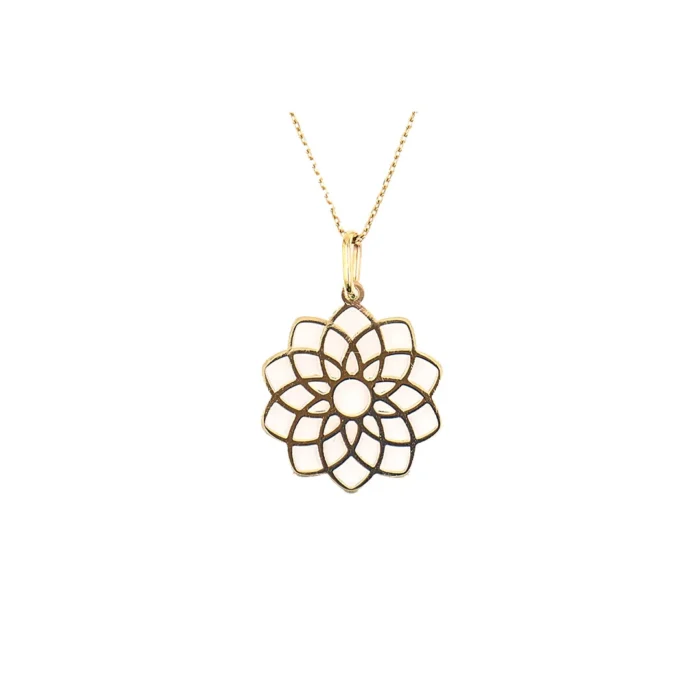 Pandantiv din aur Sahasrara Chakra coroanei
